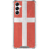 Denmark Flag Distressed Galaxy A15 5G Clear Case